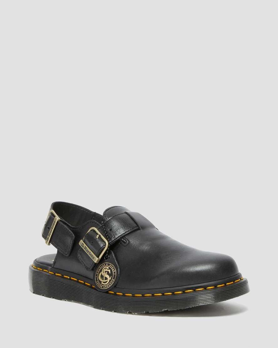 Slingbacks Dr Martens Jorge Made in England Cuir Homme Noir | 764389-JTF